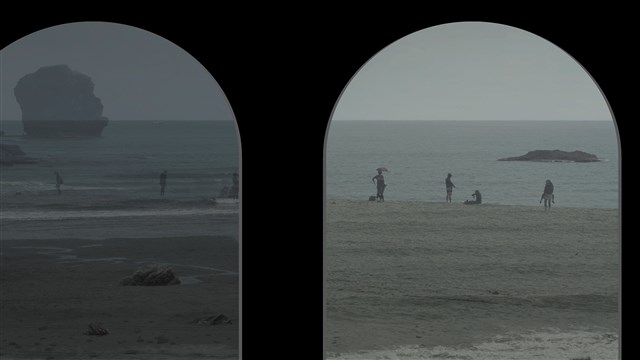 海，行進間