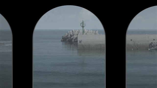 海，行進間