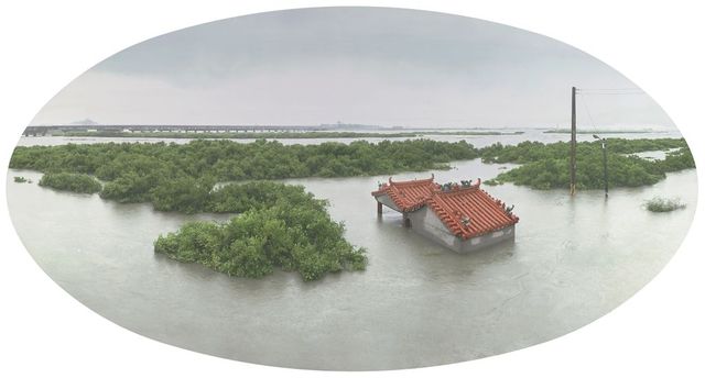 台南市北門急水溪廟宇 23°17'49.5"N 120°08'27.6"E