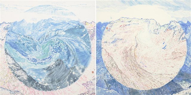鐵力士山的流動 I, II