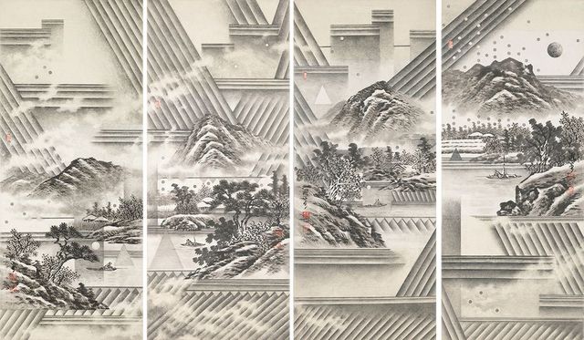 對畫首爾：四山水