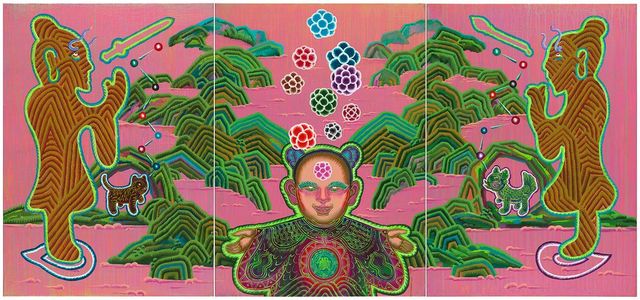文武山水花花花