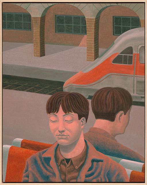 等待的男子