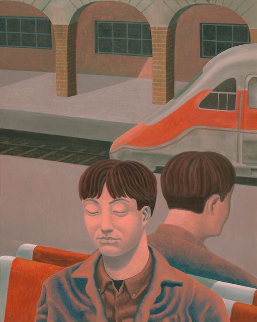等待的男子